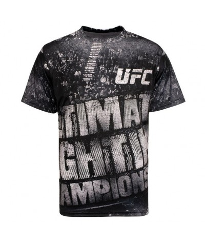 Men's Official UFC Sublimated Graphic T-Shirt - Black