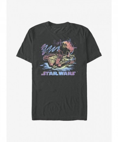 Star Wars Grey Nineties Falcon T-Shirt for Men