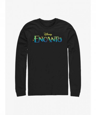 Disney Encanto Long Sleeve T-Shirt in Black - Men's