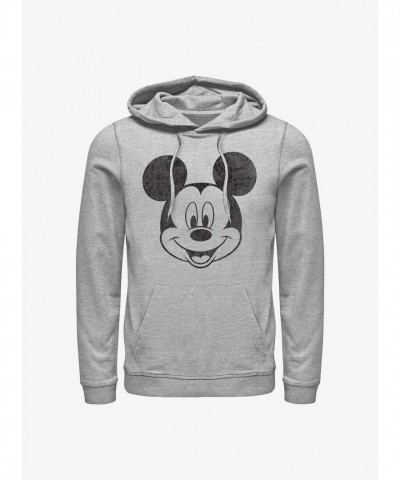 Disney Grey Mickey Mouse Hoodie for Men