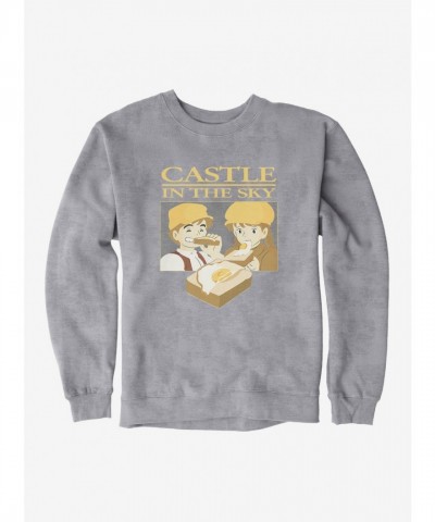 Studio Ghibli Castle in the Sky Laputa Bread Egg-cellent Men's Sweatshirt