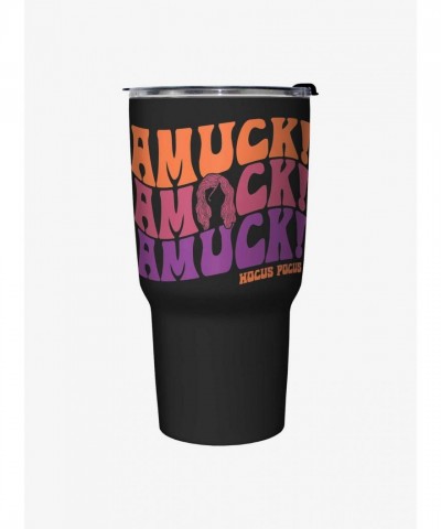Disney Hocus Pocus Sarah Amuck Black Travel Mug - 27oz Stainless Steel