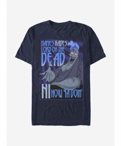 Disney Hades Villain T-Shirt in Blue for Men
