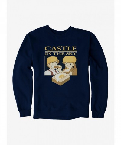 Studio Ghibli Castle in the Sky Laputa Bread Egg-cellent Men's Sweatshirt