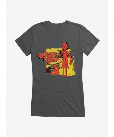 Rick and Morty Slay Queen Junior Girls Cotton T-Shirt