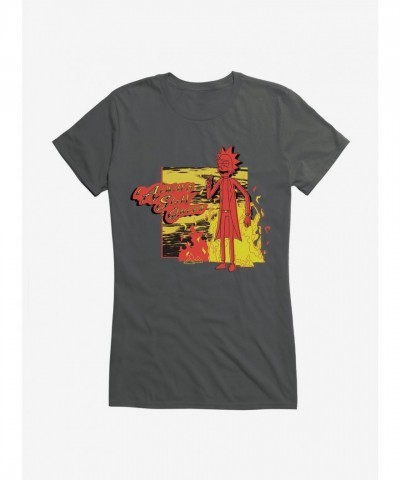 Rick and Morty Slay Queen Junior Girls Cotton T-Shirt