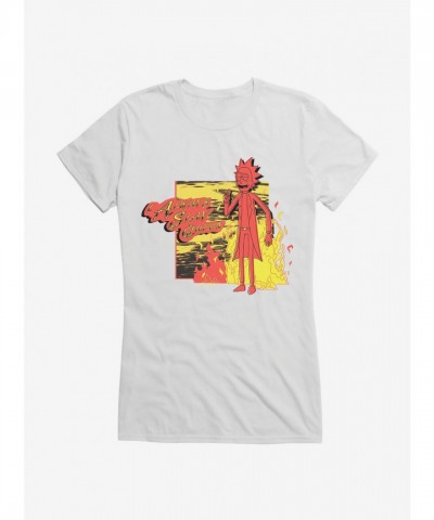 Rick and Morty Slay Queen Junior Girls Cotton T-Shirt