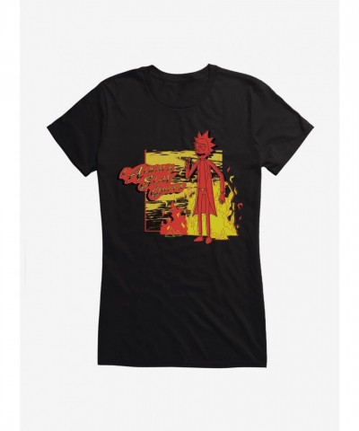 Rick and Morty Slay Queen Junior Girls Cotton T-Shirt