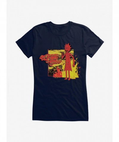 Rick and Morty Slay Queen Junior Girls Cotton T-Shirt