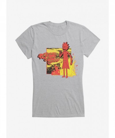 Rick and Morty Slay Queen Junior Girls Cotton T-Shirt