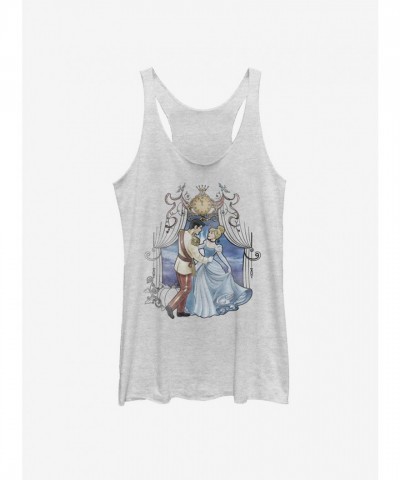 Disney Classic Cinderella Love Tank Top for Girls - White