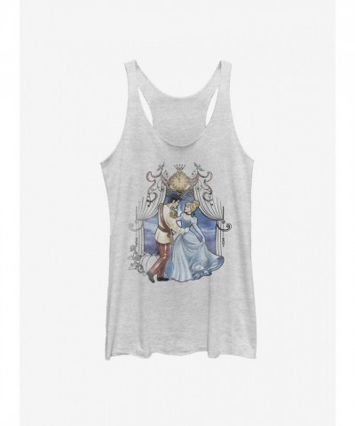 Disney Classic Cinderella Love Tank Top for Girls - White
