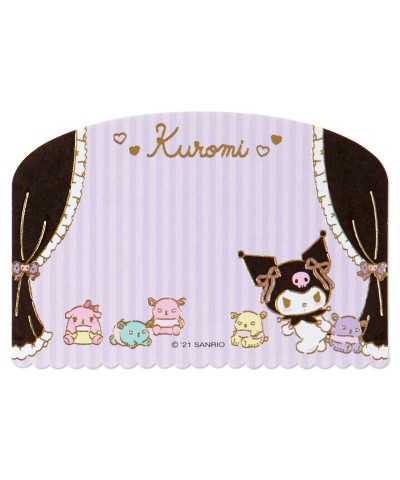 Kuromi Gilded Mini Message Card Set for Girls