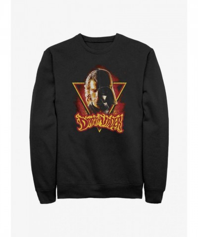 Star Wars Anakin & Vader Unisex Cotton Blend Sweatshirt - Black
