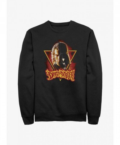 Star Wars Anakin & Vader Unisex Cotton Blend Sweatshirt - Black