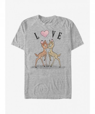 Disney Bambi Grey Love T-Shirt for Men