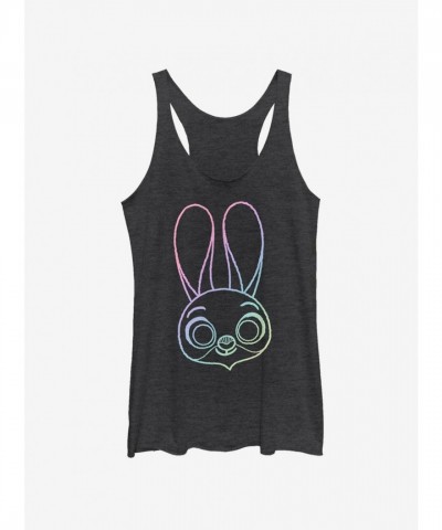 Disney Big Rainbow Tank Top for Girls - Black