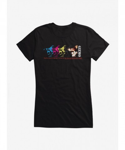 Gizmo from Gremlins Colorful Cartoon Tee for Girls