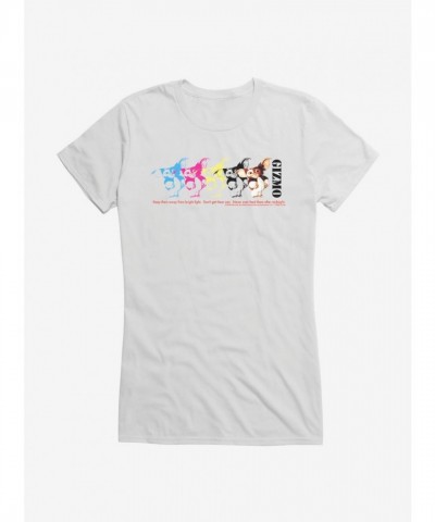 Gizmo from Gremlins Colorful Cartoon Tee for Girls