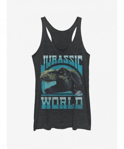 Jurassic World T-Shirt for Girls - Fallen Kingdom Big Teeth Design - Black