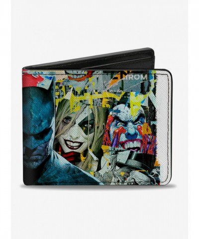 Batman Gotham City Villains Premium Vegan Leather Bifold Wallet for Men