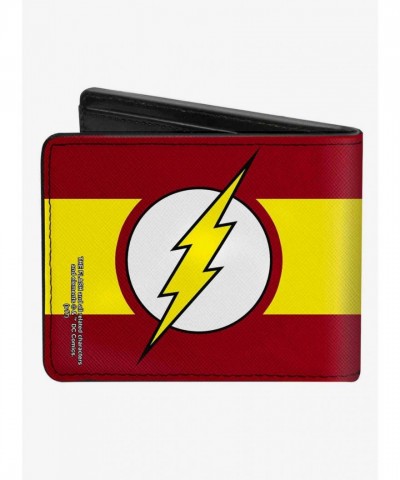 Buckle-Down Men's DC Comics Flash Logo Bifold Wallet