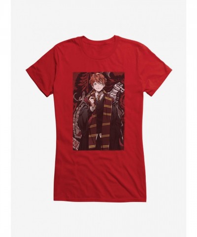 Harry Potter Ron Animated Tee for Girls
