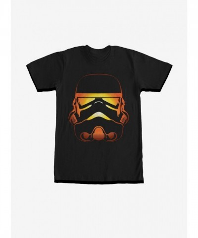 Star Wars Stormtrooper Jack-O'-Lantern T-Shirt - Black Halloween Top