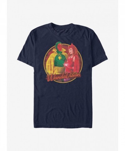 Extra Soft Marvel T-Shirt for Men - WandaVision "Who Is This?" - Blue