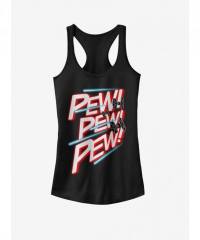 Star Wars Action Girls Cotton Tank Top - Black