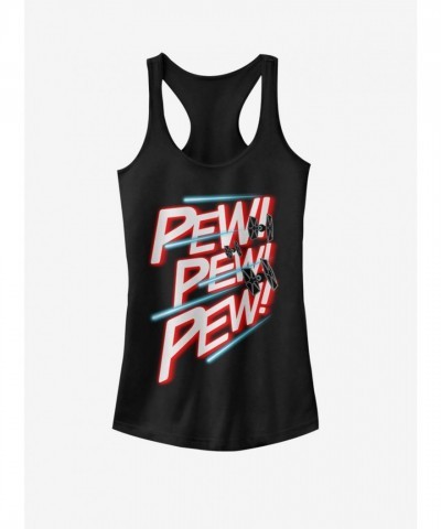 Star Wars Action Girls Cotton Tank Top - Black