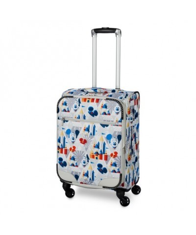 Mickey Mouse Disney Parks Compact Rolling Luggage - 18 Inches