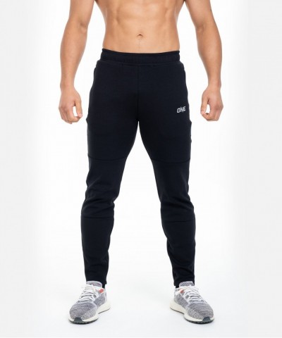 Elite Slim Tapered Joggers - Black