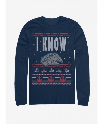 Star Wars T-Shirt - Ugly I Know Design in Blue for Men