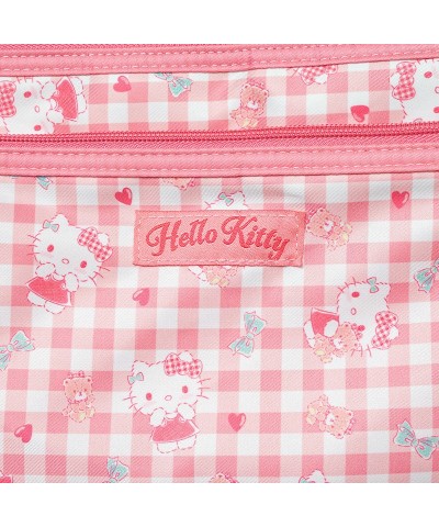 Hello Kitty Adjustable Gingham Crossbody Bag for Women