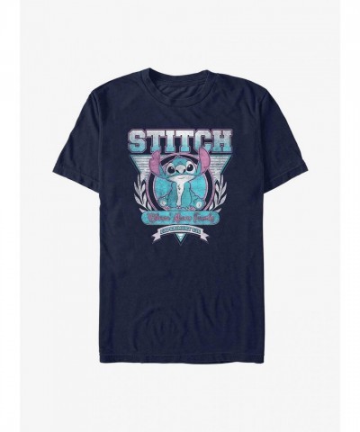 Disney Ohana Family T-Shirt in Blue - Lightweight Cotton for Men