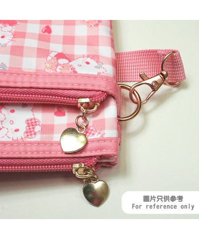 Hello Kitty Adjustable Gingham Crossbody Bag for Women