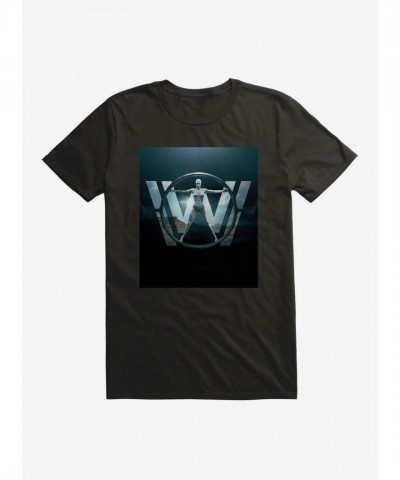Westworld Circular Logo Silhouette Tee for Men