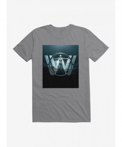 Westworld Circular Logo Silhouette Tee for Men
