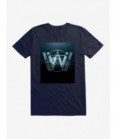 Westworld Circular Logo Silhouette Tee for Men
