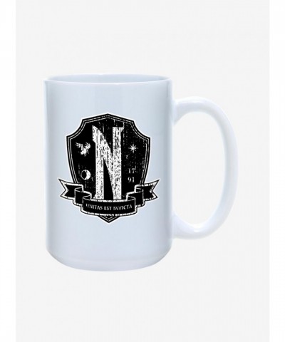 Wednesday Nevermore Unity Strength Mug, 15oz White Ceramic