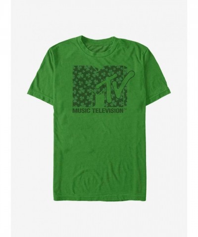 MTV Clover Green Logo T-Shirt for Men