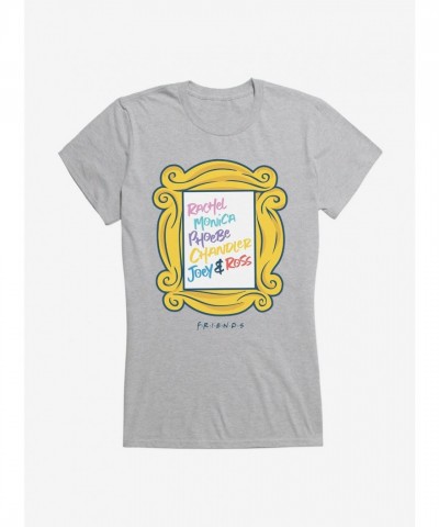 Friend Names List Framed T-Shirt for Girls