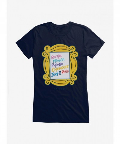 Friend Names List Framed T-Shirt for Girls