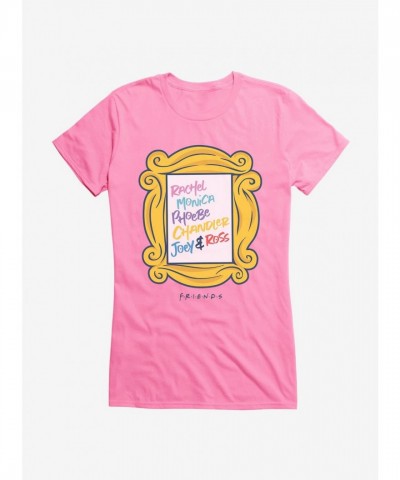 Friend Names List Framed T-Shirt for Girls