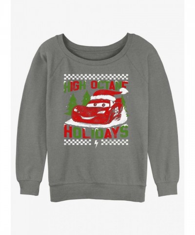 Disney Pixar Cars High Octane Holidays Girls Lightweight Sweatshirt - Grey