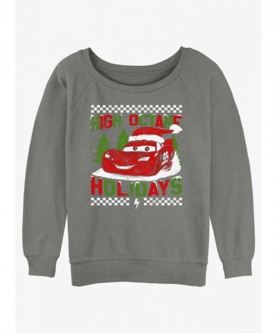 Disney Pixar Cars High Octane Holidays Girls Lightweight Sweatshirt - Grey