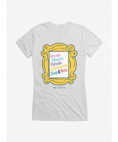 Friend Names List Framed T-Shirt for Girls