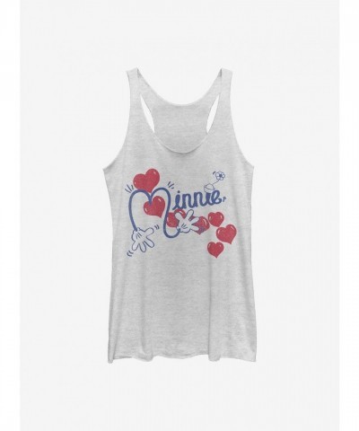 Disney Minnie Mouse Girls Tank Top - White