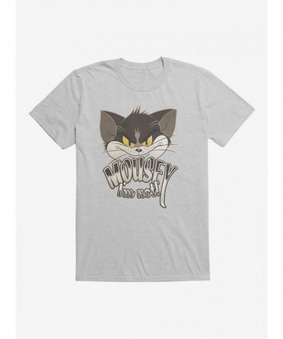Tom And Jerry Retro Smiling Cat Print T-Shirt for Men
